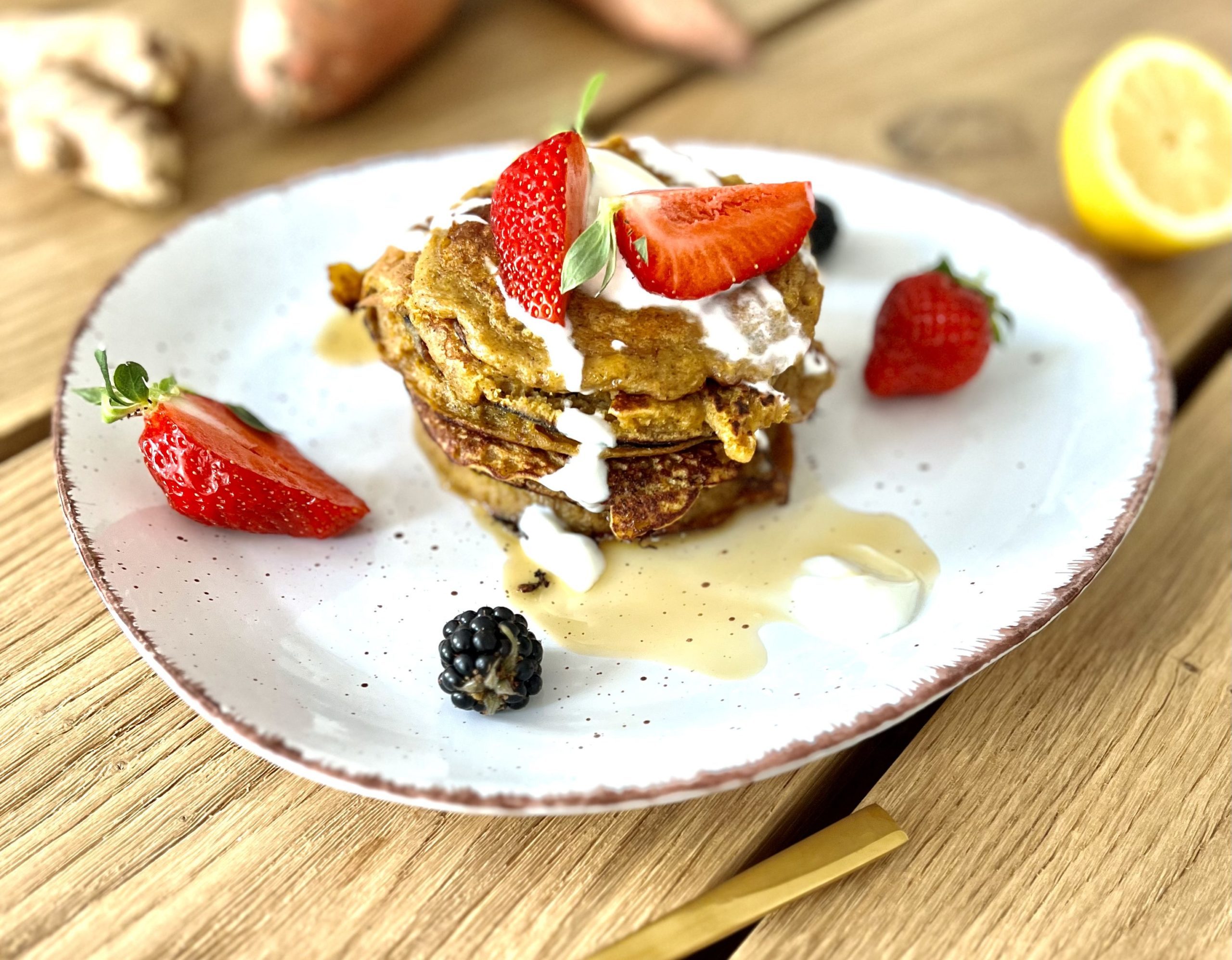 Des pancakes à la patate douce